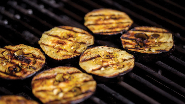 Grilled Eggplant Slices