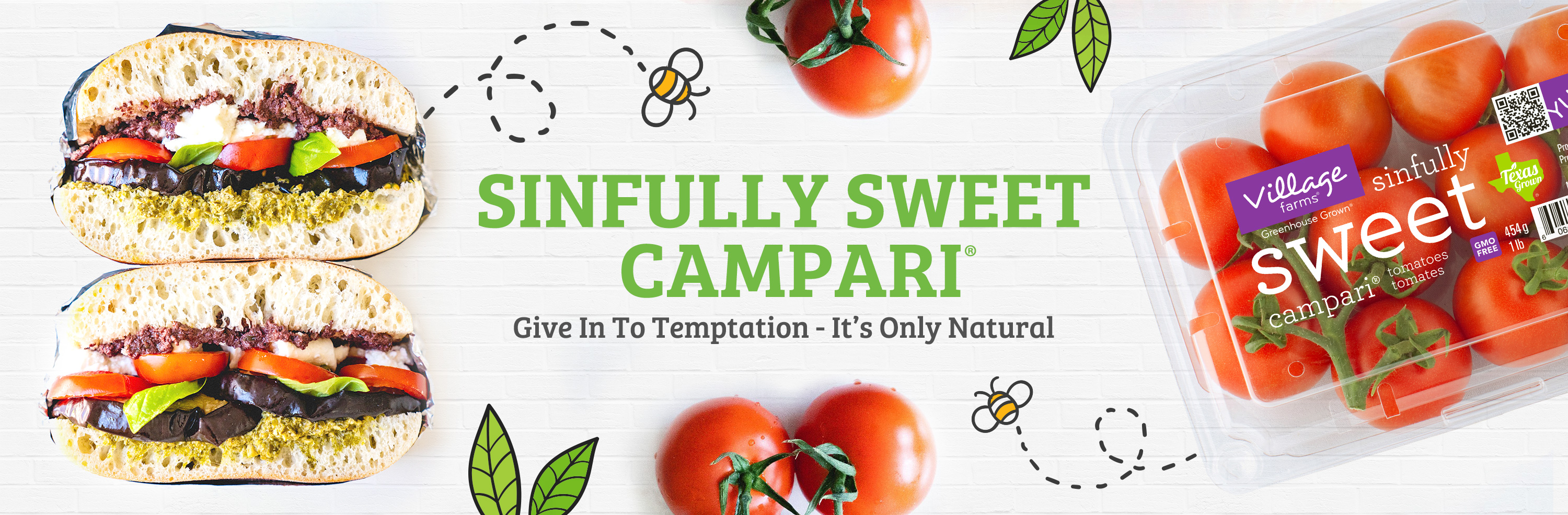 sinfully sweet campari® tomatoes